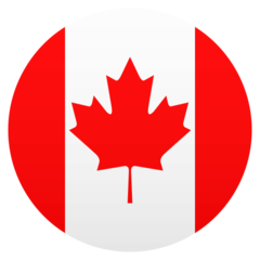 How emoji flag: Canada displayed on Joypixels