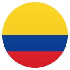 How emoji flag: Colombia displayed on Joypixels