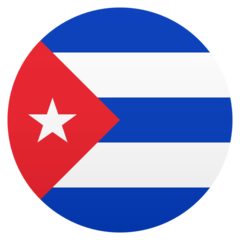 How emoji flag: Cuba displayed on Joypixels