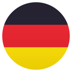 How emoji flag: Germany displayed on Joypixels