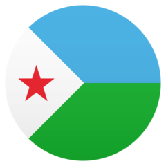 How emoji flag: Djibouti displayed on Joypixels