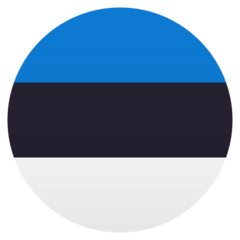 How emoji flag: Estonia displayed on Joypixels