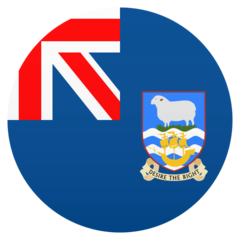 How emoji flag: Falkland Islands displayed on Joypixels