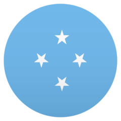 How emoji flag: Micronesia displayed on Joypixels