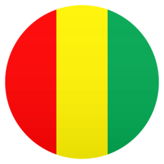 How emoji flag: Guinea displayed on Joypixels