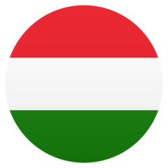 How emoji flag: Hungary displayed on Joypixels