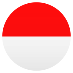 How emoji flag: Indonesia displayed on Joypixels