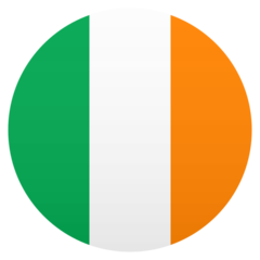 How emoji flag: Ireland displayed on Joypixels