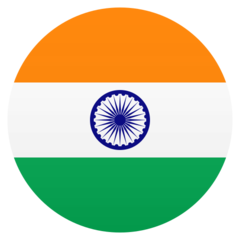 How emoji flag: India displayed on Joypixels