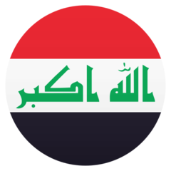 How emoji flag: Iraq displayed on Joypixels