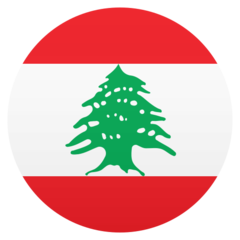 How emoji flag: Lebanon displayed on Joypixels