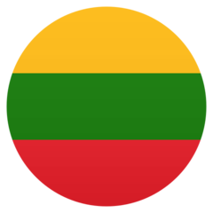 How emoji flag: Lithuania displayed on Joypixels