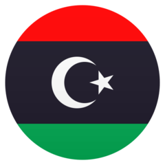 How emoji flag: Libya displayed on Joypixels