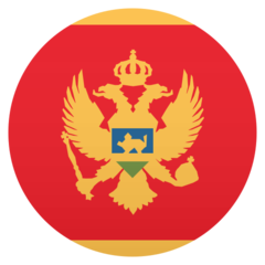 How emoji flag: Montenegro displayed on Joypixels