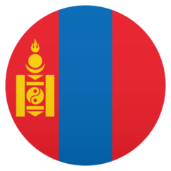 How emoji flag: Mongolia displayed on Joypixels