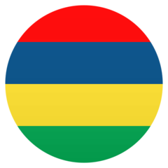 How emoji flag: Mauritius displayed on Joypixels