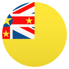 How emoji flag: Niue displayed on Joypixels