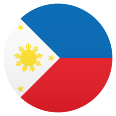 How emoji flag: Philippines displayed on Joypixels