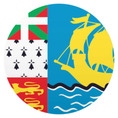 How emoji flag: St. Pierre & Miquelon displayed on Joypixels