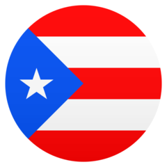 How emoji flag: Puerto Rico displayed on Joypixels