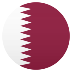 How emoji flag: Qatar displayed on Joypixels