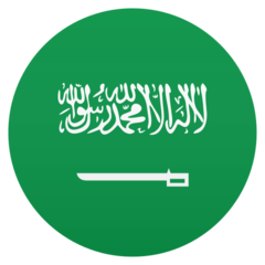 How emoji flag: Saudi Arabia displayed on Joypixels