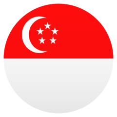 How emoji flag: Singapore displayed on Joypixels