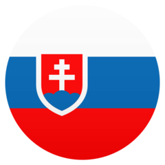 How emoji flag: Slovakia displayed on Joypixels