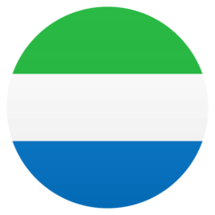 How emoji flag: Sierra Leone displayed on Joypixels