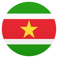 How emoji flag: Suriname displayed on Joypixels