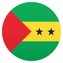 How emoji flag: São Tomé & Príncipe displayed on Joypixels