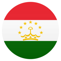 How emoji flag: Tajikistan displayed on Joypixels