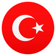 How emoji flag: Turkey displayed on Joypixels