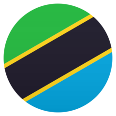 How emoji flag: Tanzania displayed on Joypixels