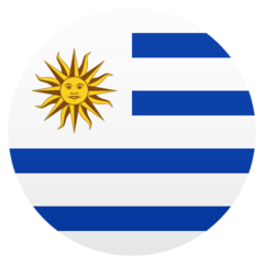 How emoji flag: Uruguay displayed on Joypixels