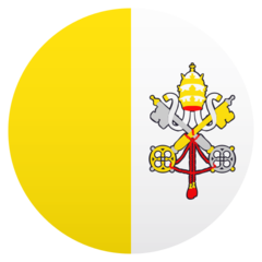 How emoji flag: Vatican City displayed on Joypixels