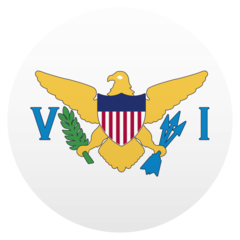 How emoji flag: U.S. Virgin Islands displayed on Joypixels