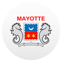 How emoji flag: Mayotte displayed on Joypixels