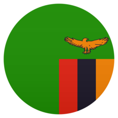 How emoji flag: Zambia displayed on Joypixels