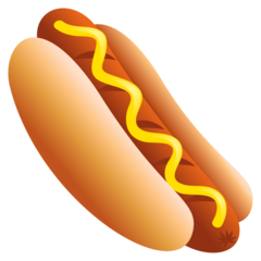 How emoji hot dog displayed on Joypixels