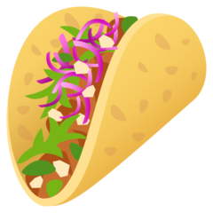 How emoji taco displayed on Joypixels