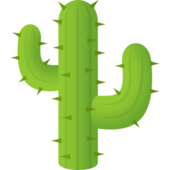 How emoji cactus displayed on Joypixels