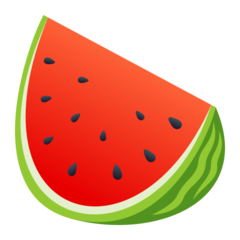 How emoji watermelon displayed on Joypixels