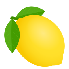 How emoji lemon displayed on Joypixels