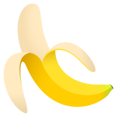 How emoji banana displayed on Joypixels