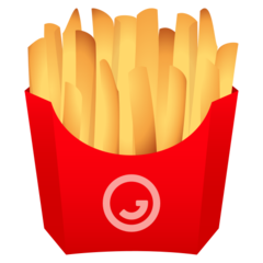 How emoji french fries displayed on Joypixels