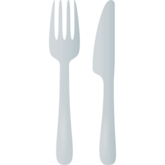 How emoji fork and knife displayed on Joypixels