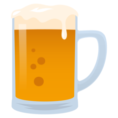 How emoji beer mug displayed on Joypixels