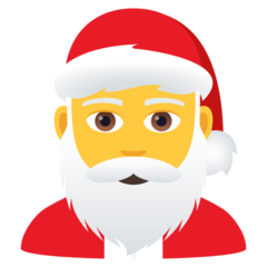 How emoji Santa Claus displayed on Joypixels