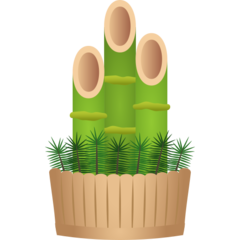 How emoji pine decoration displayed on Joypixels